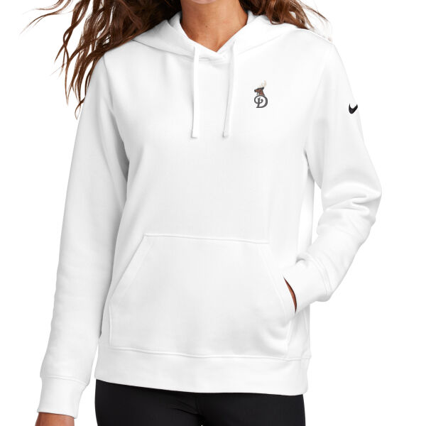 Deerwood GC - Women's Club Fleece Sleeve Swoosh Pullover Hoodie Thumbnail